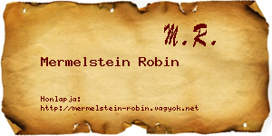 Mermelstein Robin névjegykártya